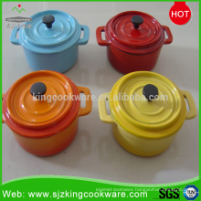 2016 OEM mini enameled cast iron casserole